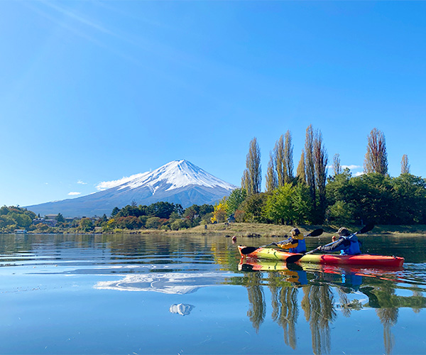 to enjoy the rich nature of Fujikawaguchiko Town